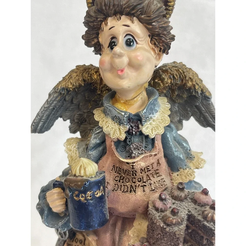 Boyds Bears &‎ Friends Auntie Cocoa M. Maximus Chocolate Angel Figurine No Box